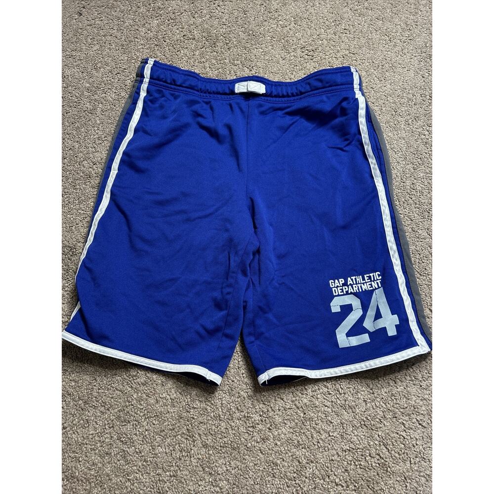 Boy’s Size XXL 14-16 Gap Kids Vintage Blue & Gray Athletic Shorts